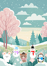 Kawaii scandinavian style(Winter-607)