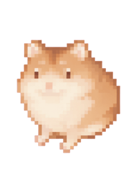 Hamster Pixel Art Theme  Green 04