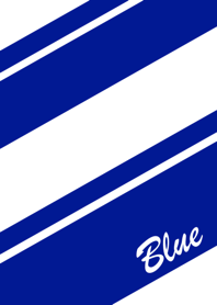 Simple Blue & White No.3-2