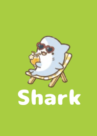 Fluffy Shark Summer 2 Green 03