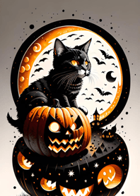 halloween cat 3aF274