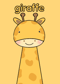 Cute Face Giraffe theme