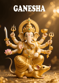 Ganesha: get rich with money. 3