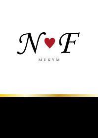 Love Initial N&F イニシャル 8
