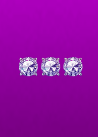 Three lucky amethyst