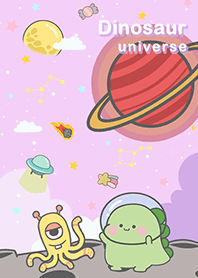 浩瀚宇宙/恐龍與外星人/月球/紫色星空2