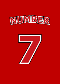 Number 7 red version