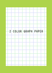 2 COLOR GRAPH PAPER/GREEN&PUR/RED/GREEN