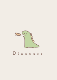 ゆる恐竜 / ベージュ.