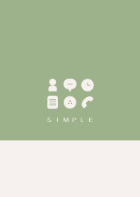 SIMPLE(beige green)V.187b