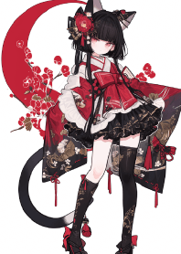 100 รูปวาดแมวสาว 17