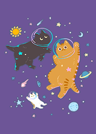 AYS Space Cat (Purple Version)