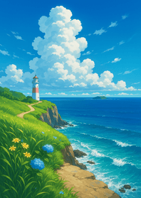 Bright Coastline Summer Breeze