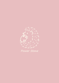 Hedgehog and Power Stone -rose-