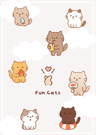pinkbrown Summer Cats on the Clouds03_1