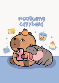 คาปิบาร่า & เจ้าหมูดึ๋งลูกฮิปโป