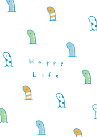 ちんあなご | 青と黄色