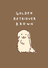simple Golden retriever Brown
