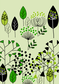 爽やかな北欧の森