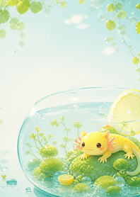 Lemon Newt Lemon Soda Moss
