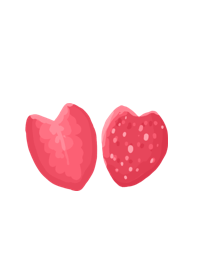 strawberry heart