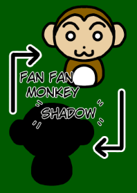 Fan Fan Monkey "Shadow"
