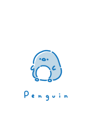 企鵝 | blue white