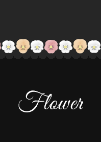 Flower 010-2 (pansy/Black)