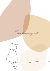 Line drawing cat_01