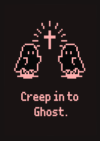 Sheet Ghost Creep in Ghost  - B & Peach