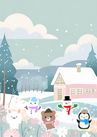 Kawaii scandinavian style(Winter-818)