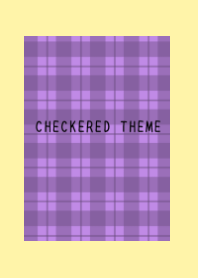 DUSTY PURPLE CHECKERED THEMEj-LIGHT YEL