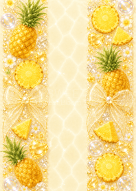 Golden Pineapple Frame | Bitasui