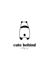 Cute behind PANDA Theme.