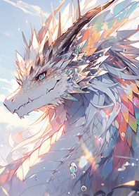 天界神獸【神聖的白龍】❤