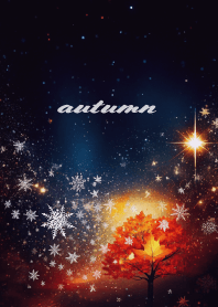 Winter foliage on purple