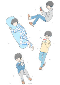 おやすみおとこのこ。