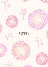 Round flower fluffy8 from Japan