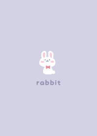 Rabbits2 Ribbon / purple
