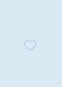 heart simple. aqua.