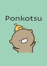 Mint Green : Everyday Bear Ponkotsu 2