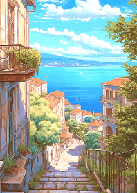 浪漫海邊小鎮