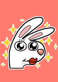 Unruly cute bunny