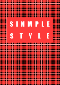 Simple style red check