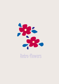 Retro flower theme