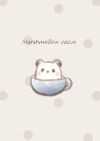 Marshmallow cocoa Panda -navy- 2