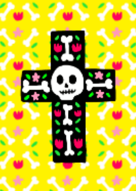 Ethnic skull cross