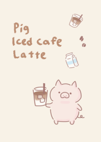 Simple Pig Iced Cafe Latte Beige