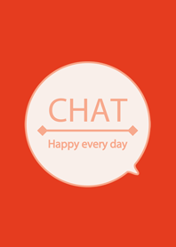 Simple orange chat room