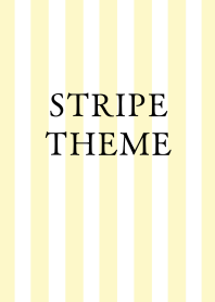 STRIPE THEME-WHITE&LIGHT YELLOW